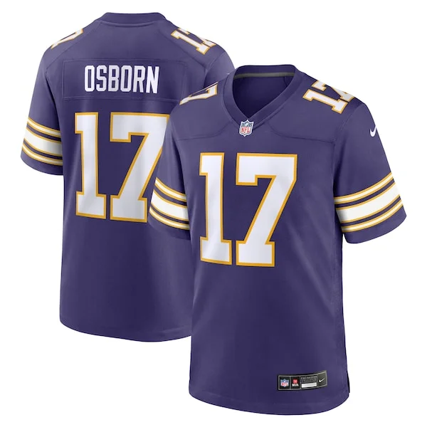 None Osborn Minnesota Game Jersey - Purple | NFL Player Jersey