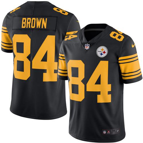 Premium NFL Pittsburgh Steelers #30 James Conner Black Limited Jersey