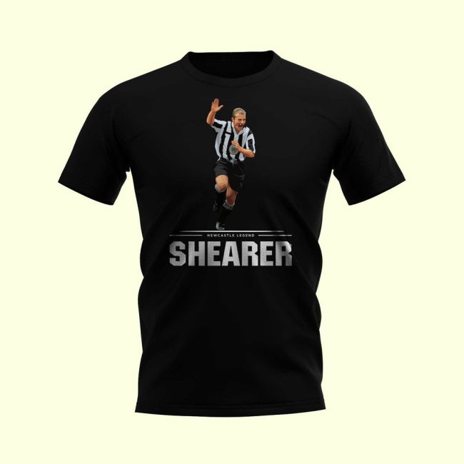 Alan Shearer Player T-Shirt - Black