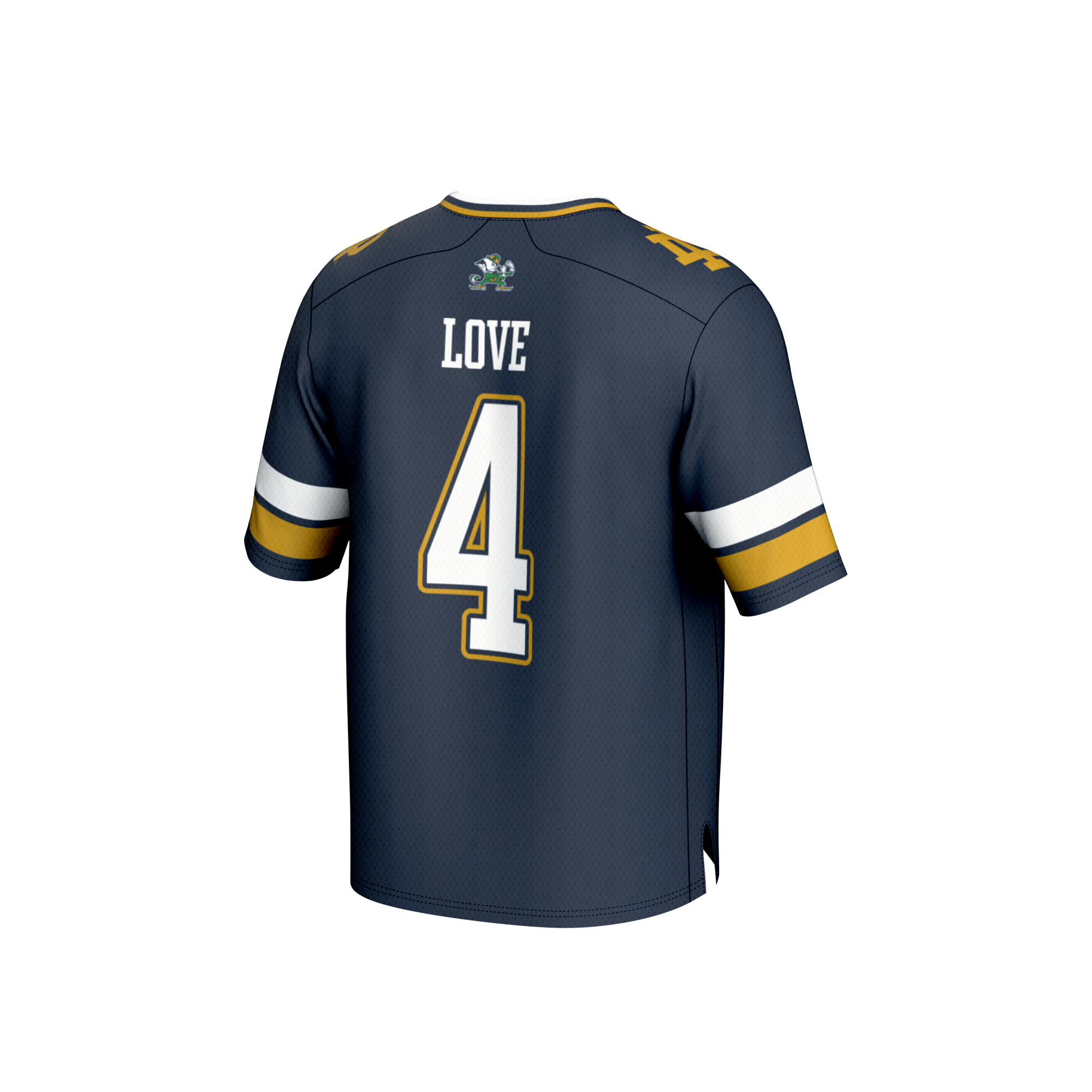 [NJP] Jeremiyah Love Notre Dame Fighting Irish GameDay Greats Youth Football Fashion Jersey - Navy