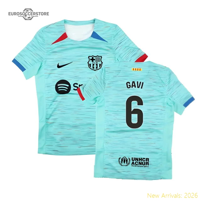First-class 2023-2024 Blaugrana Alternative Jersey (kids) (gavi 6)