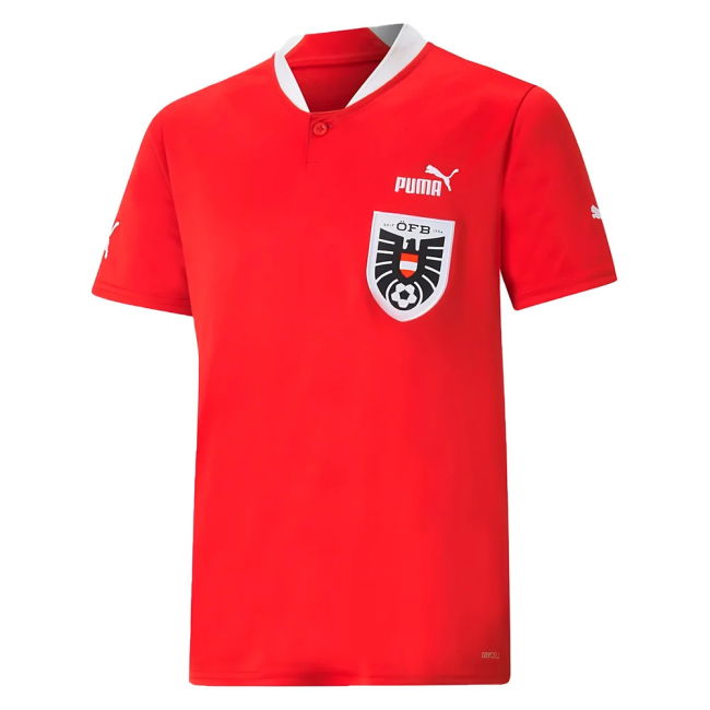 Authentic Replica Austria Home Supporter Shirt for Kids