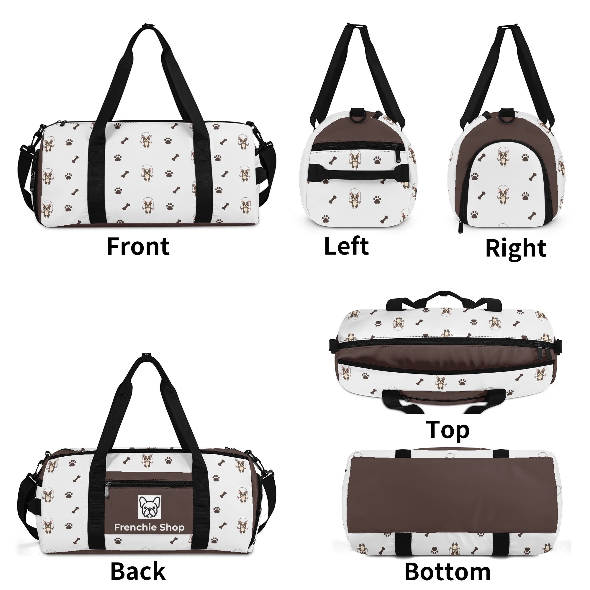 Safe Winston - Warm Gym Bag For Frenchie Lovers Indoor Use