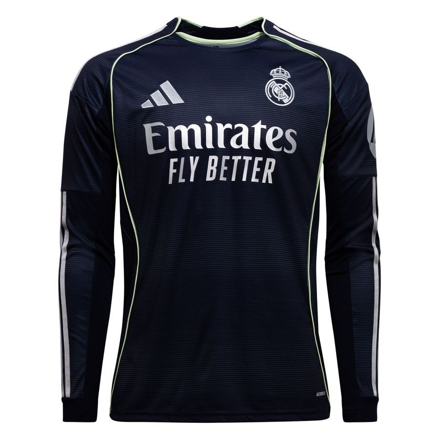 Real Madrid Away Shirt 2025/26 Long Sleeves
