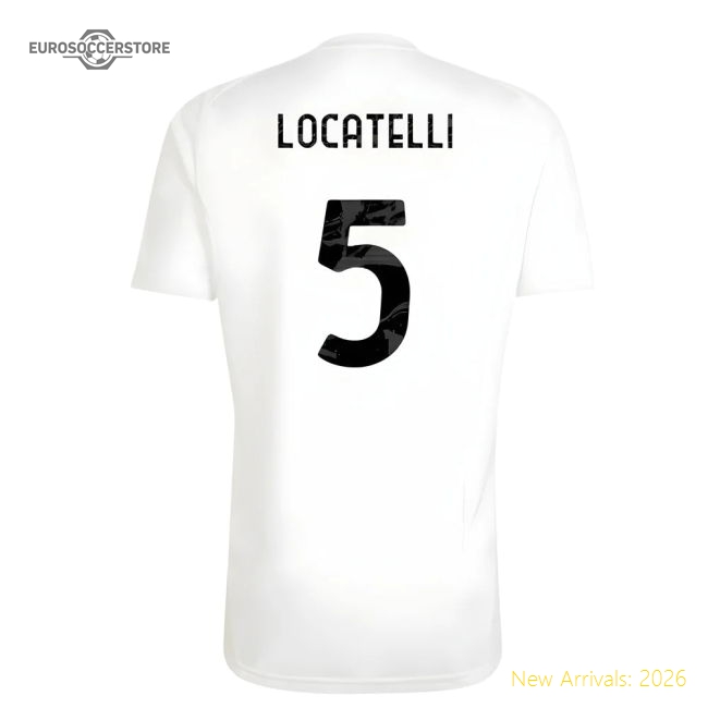 2025-2026 Bianconeri Training Tee (white) (locatelli 5)