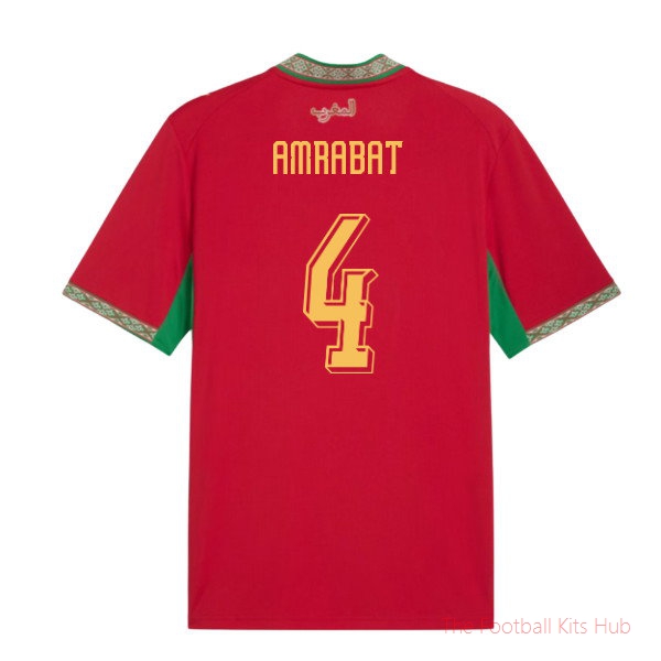 [JED] 2026/27 Morocco Home Shirt (Amrabat 4)