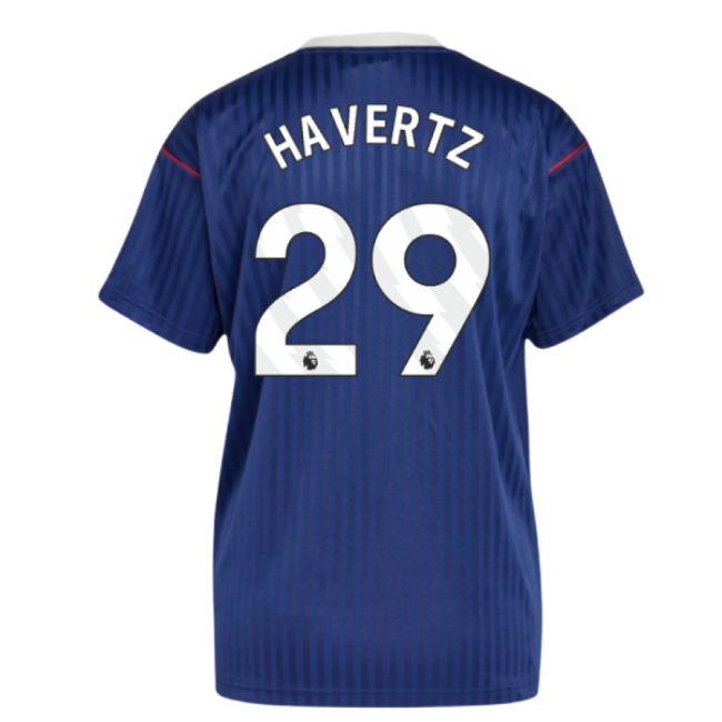 Arsenal Terrace Icons Shirt (Navy) (Havertz 29) - authentic style