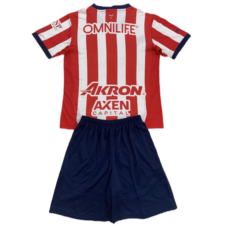 Kids Chivas 2425 Home Kit ShirtShorts - Official Replica 19452