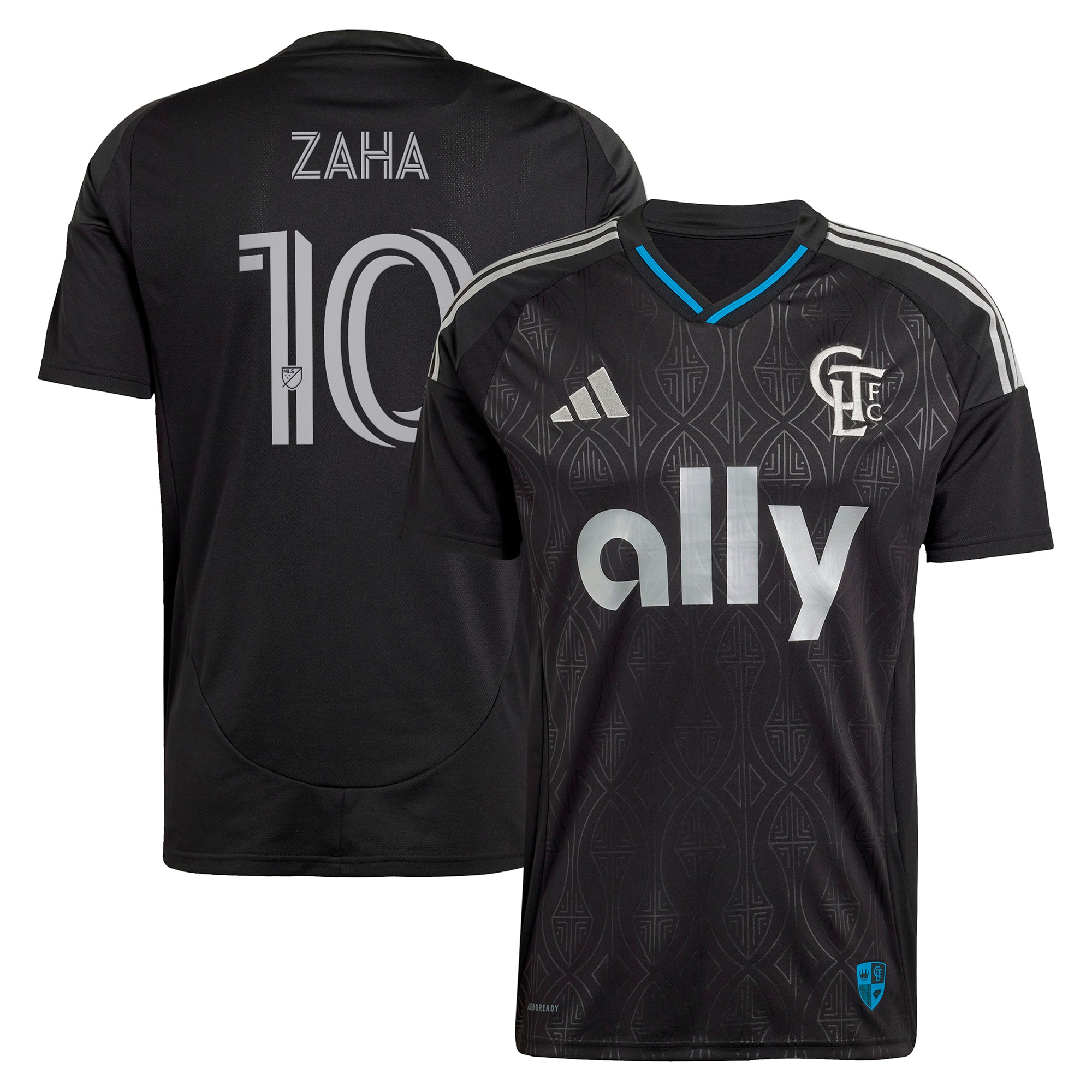 [LK] Wilfried Zaha Charlotte FC 2025 Fortress Kit Replica Player Jersey - Black