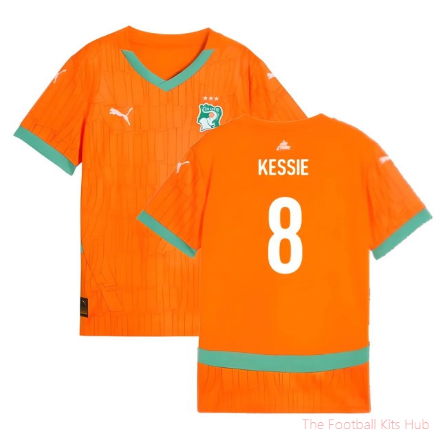 2024-2025 Ivory Coast Home Shirt (Kids) (Kessie 8)