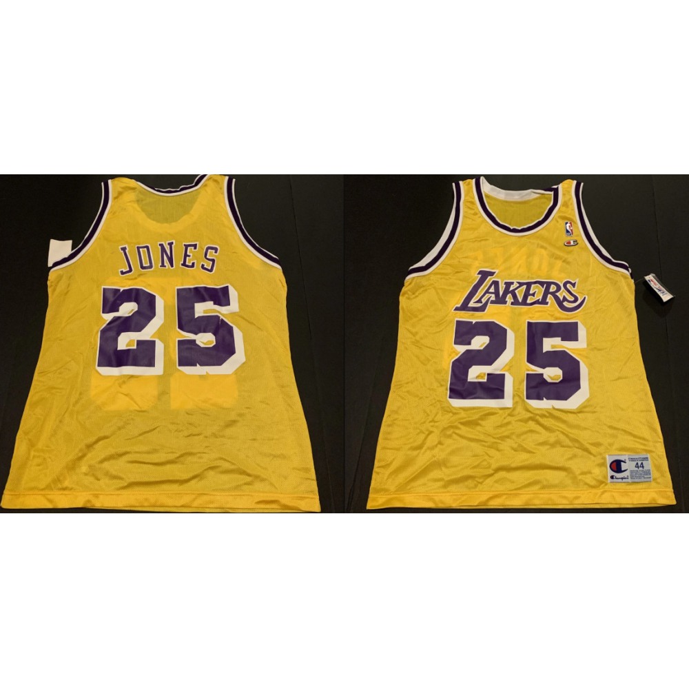 Performance Elite Men's Lakers #25 Eddie Gold Basketball Jersey