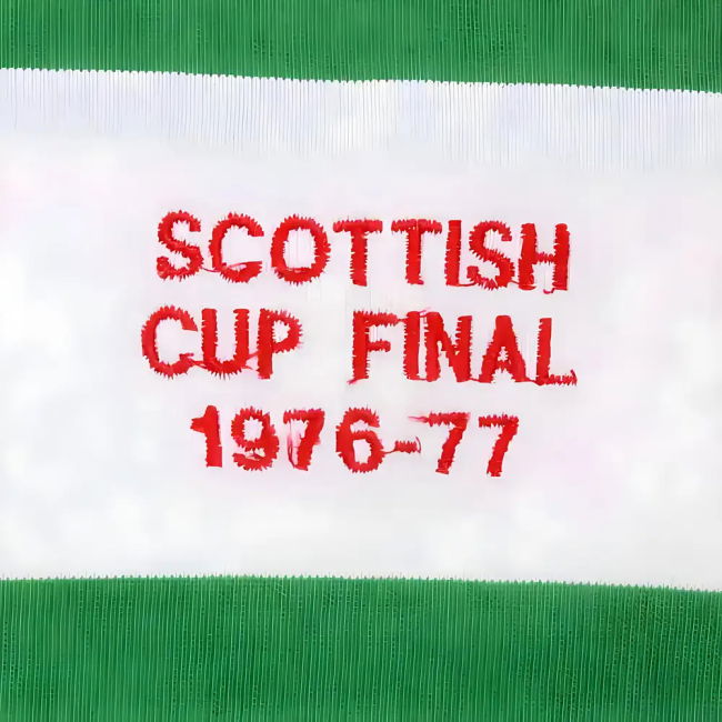 Proud Green And White Hoops Celtic #1976 Professional Grade Fresh L...