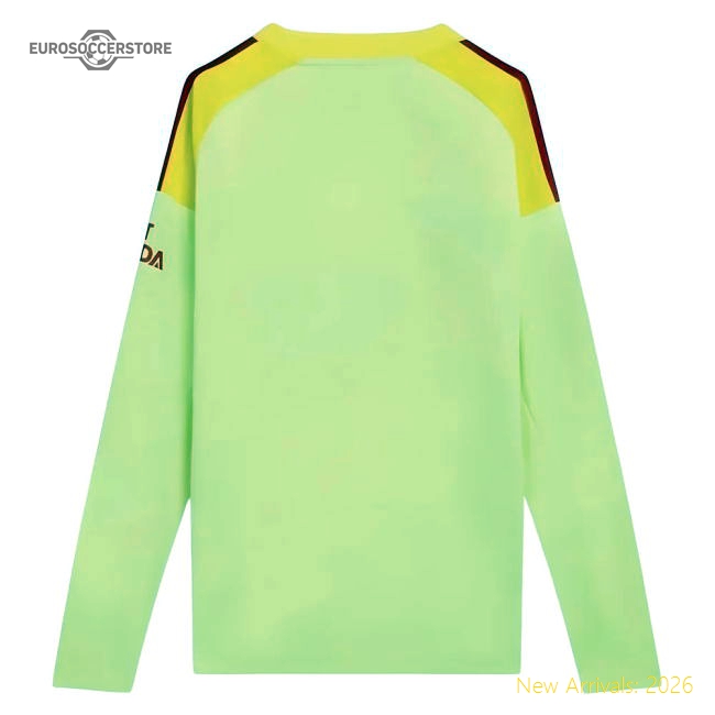 Arsenal Home Goalkeeper Kit 2025-2026 Supporter Wear Jersey