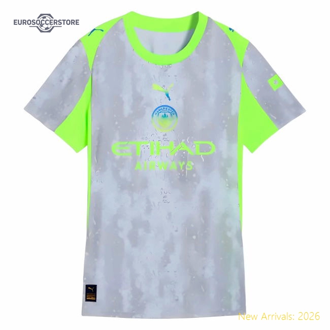 2025-2026 Manchester City Third Fan Version Womens 2026 Man Shirt