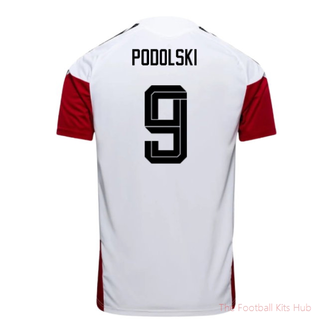 2026-2027 Germany Training Jersey (White) (Podolski 9)
