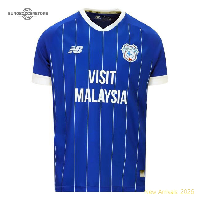 Excellent 2025-2026 Cardiff City Home Shirt - Authentic Design