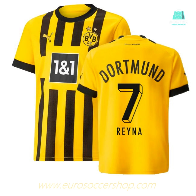2022-2023 Borussia Dortmund Home Shirt (Kids) (REYNA 7)