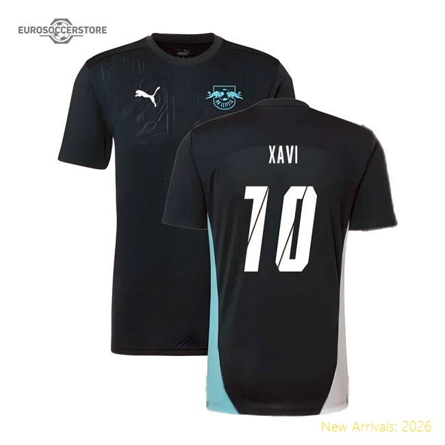 Professional-Grade 2024-2025 Red Bull Leipzig Training Shirt (Dark Night) (Xavi