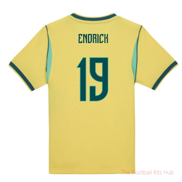 [JED] 2026/27 Brazil Home Little Boys Mini Kit (Endrick 19)
