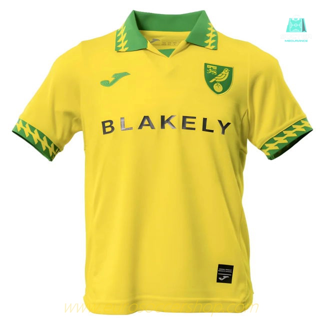 2025-2026 Norwich City Home Shirt - Kids