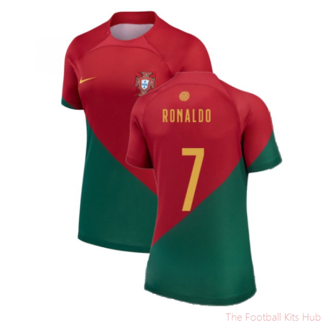 2022-2023 Portugal Home Shirt (Ladies) (Ronaldo 7)
