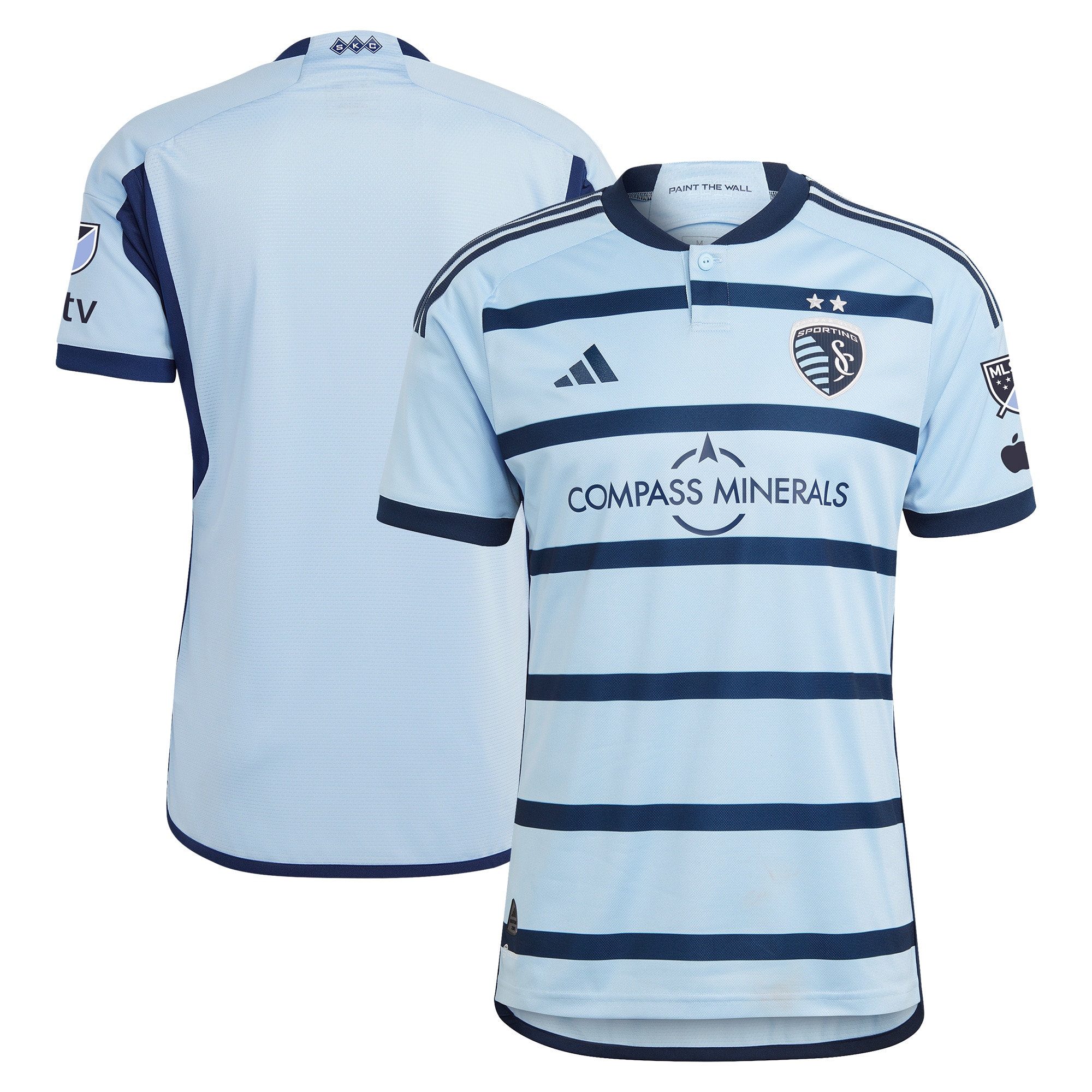 [SJH] Sporting Kansas City 2023 Hoops 4.0 Authentic Jersey - Light Blue