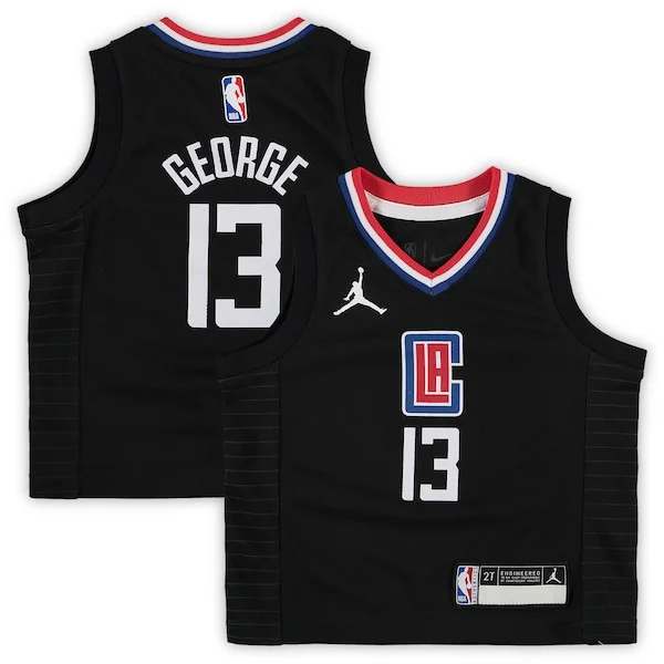 Paul George GSW Jersey - classic Basketball - Black workout game-day