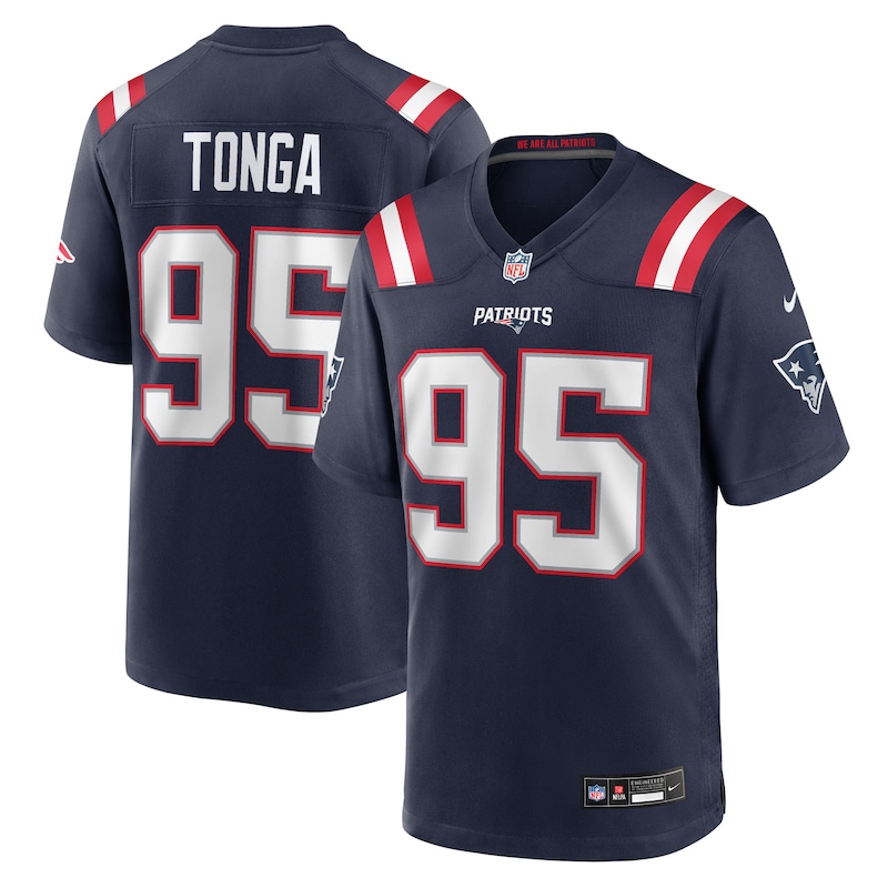 None Khyiris Tonga New England Patriots Stylish Game-Day Essential