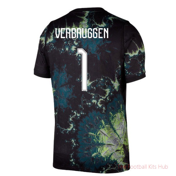 2026-2027 Netherlands Home Goalkeeper Shirt (Black) (Verbruggen 1)