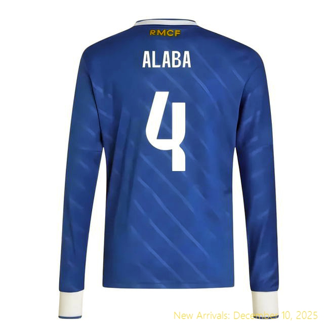 2025-2026 Real Madrid Third Shirt - Top Grade Supporter Wear (Alaba...