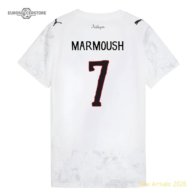 2025-2026 KIDSUPER x Manchester City CWC Shirt (White) - Womens (Marmoush 7)