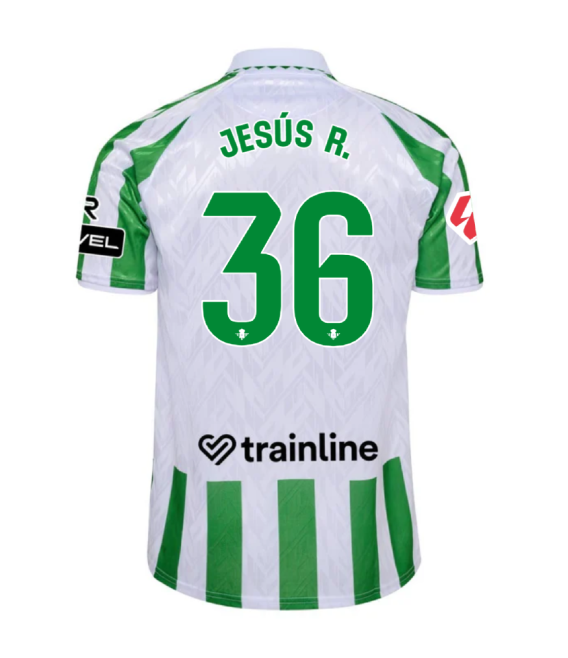 Real Betis Home JESÚS R. 36 Football Jersey 24-25 Season
