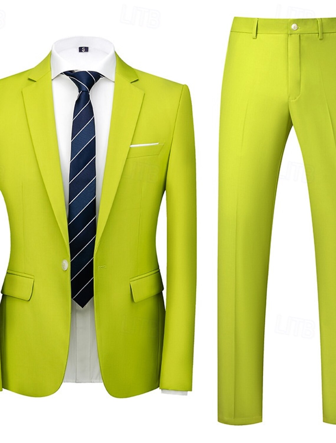 Men's Blazer Suits Business Cocktail Party Wedding 2 Piece Fashion