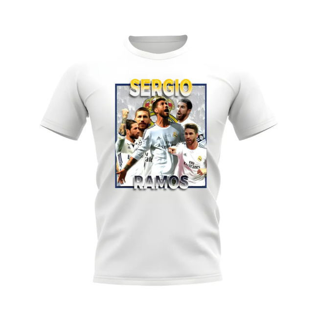 Real Madrid Fashionable Football T-Shirt (White) Lightweight