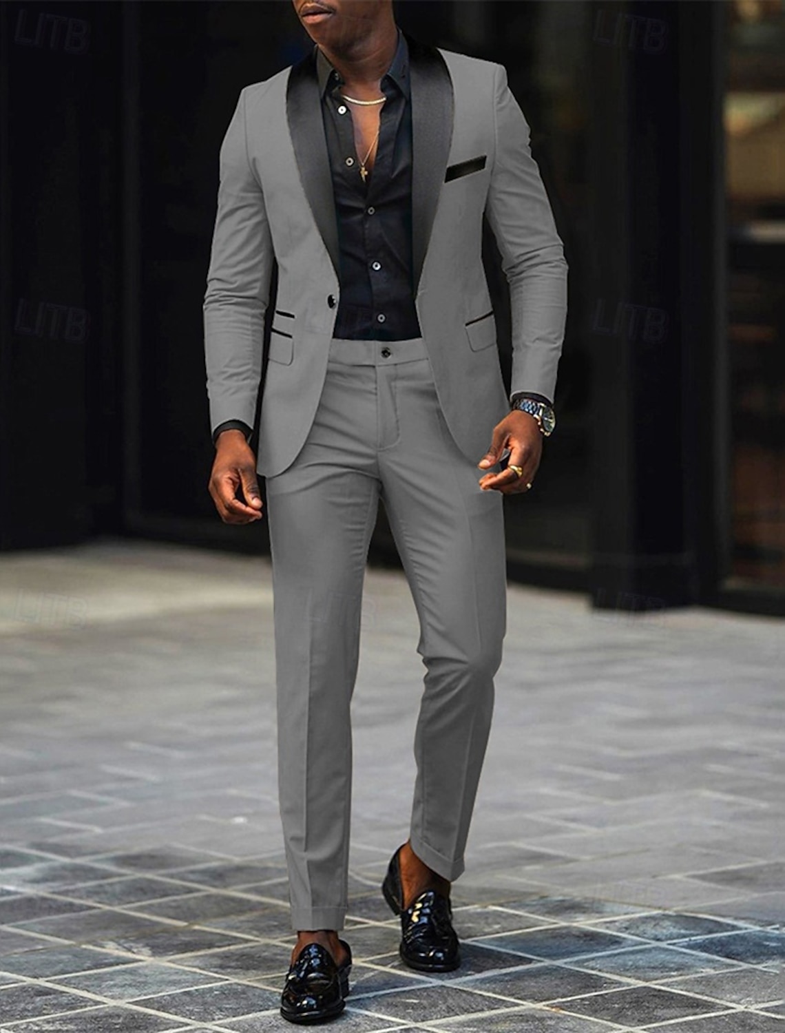 Men's Tuxedos Party Suits Beach Wedding Spring Wedding Pink Burgundy Spring & Summer Suit Shawl Lapel Fashion Casual Patchwork Slim Fit 3 Piece Single Breasted One-button