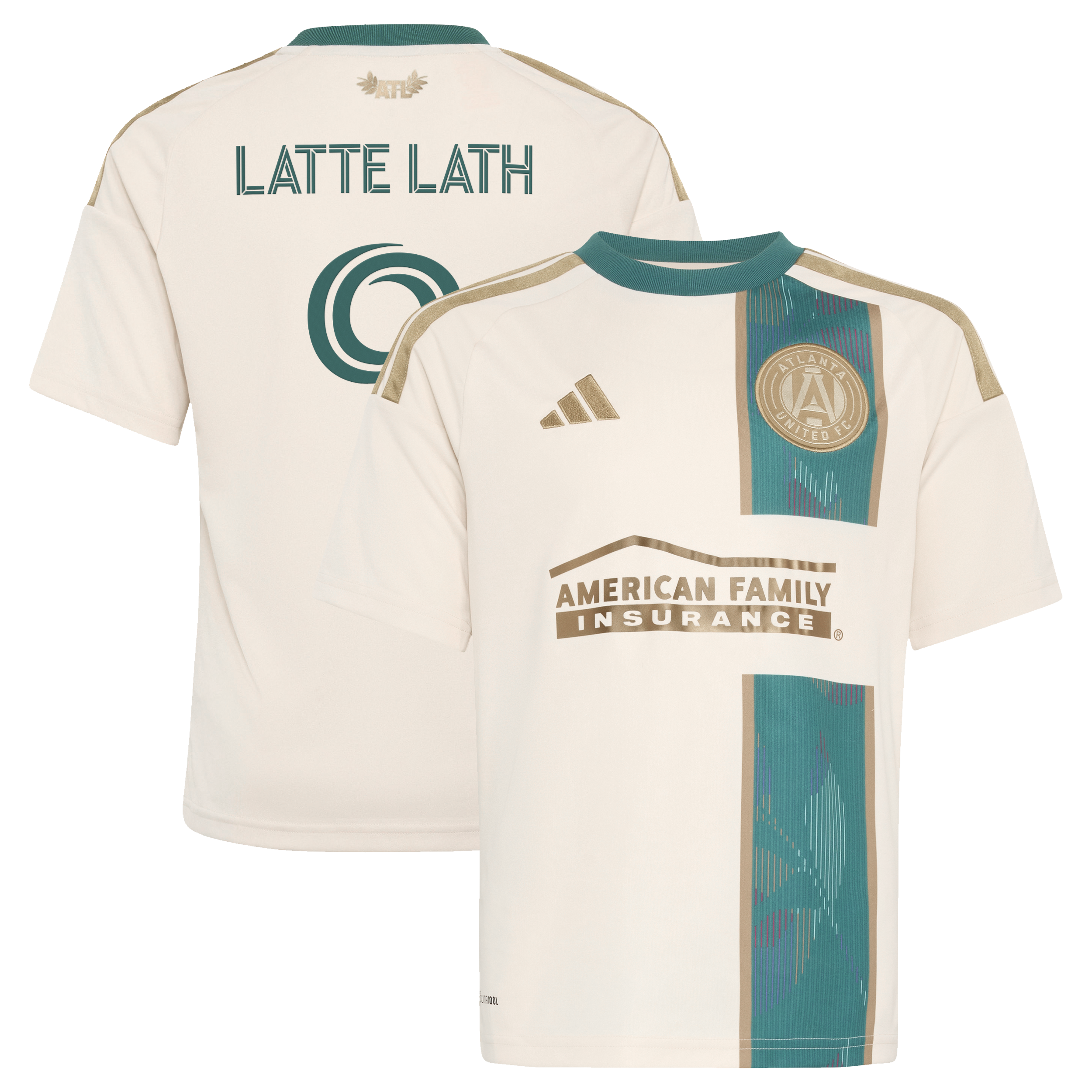 [JED] Emmanuel Latte Lath Atlanta United FC Youth 2026 Spirit of '96 Replica Jersey - Tan
