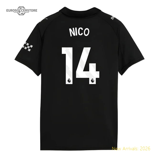 2025-2026 City Man Away Football Jersey (Kids) (Nico 14)