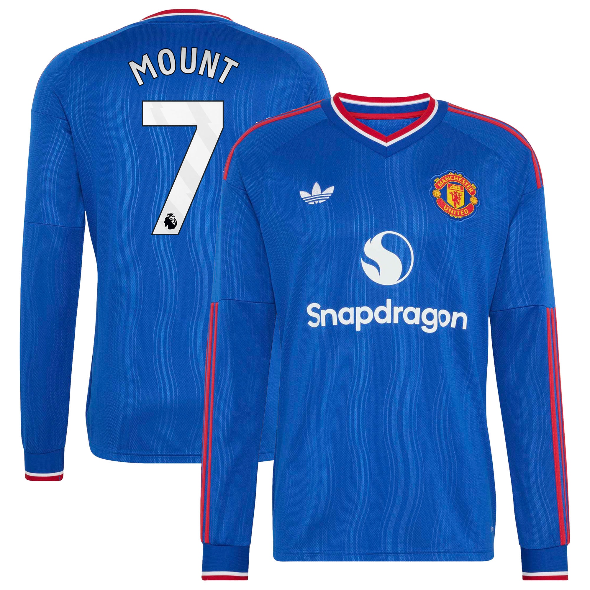 [SJH] Mason Mount Manchester United 2026/27 Away Replica Long Sleeve Jersey - Royal