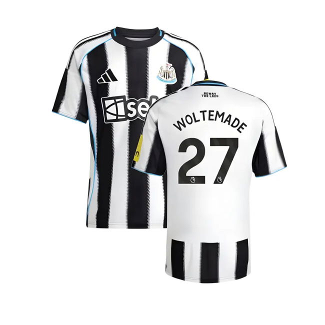 Newcastle 2025-20 Home Football Shirt Woltemade Signature 27 L M S