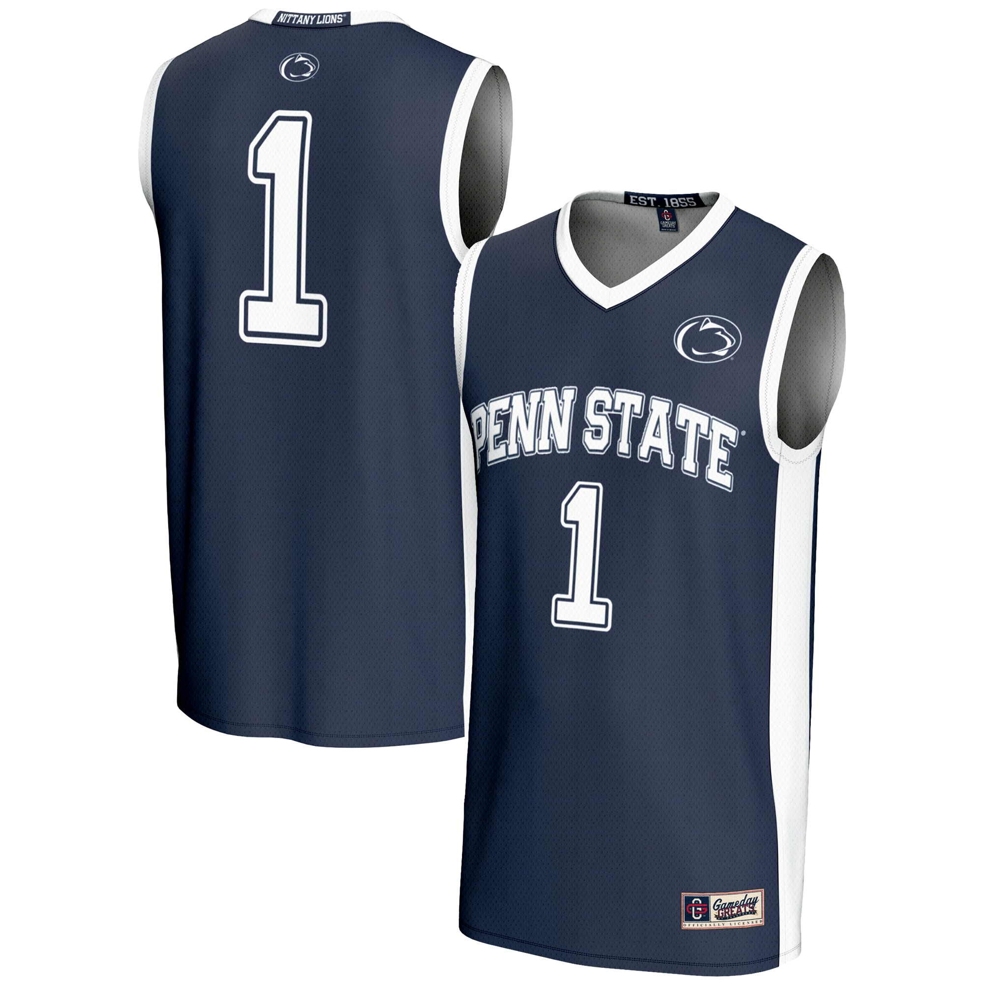 [NJP] Penn State Nittany Lions GameDay Greats Lightweight Basketball Jersey - Navy