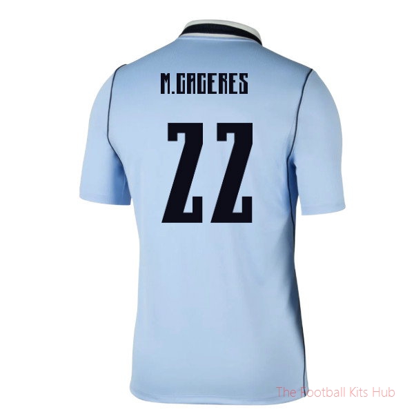 2026-2027 Uruguay Home Shirt (M.Caceres 22)
