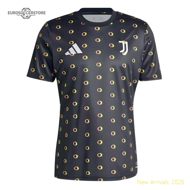 High-Quality 2024-2025 Juventus Pre-Match Shirt (Black)