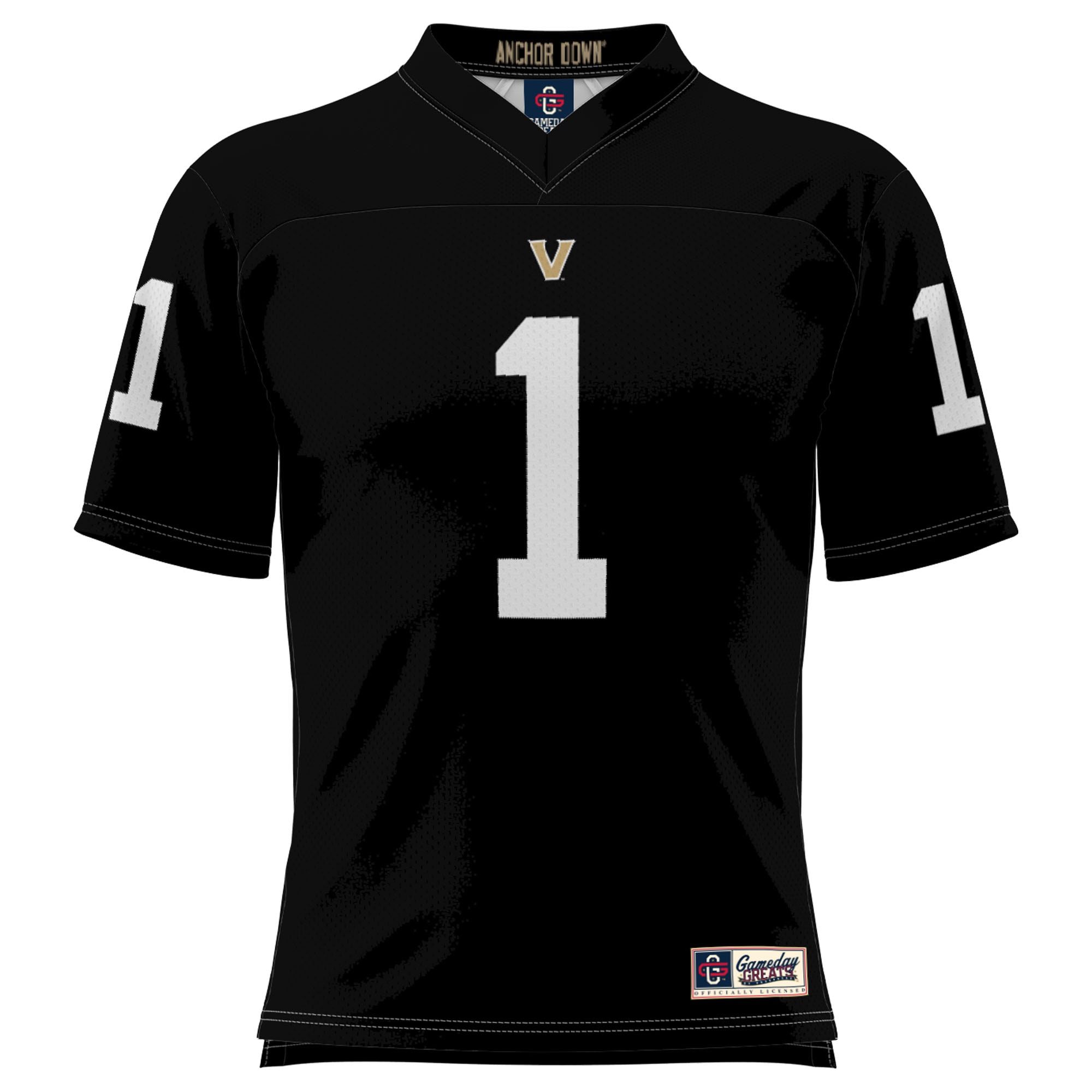 [DDG] Vanderbilt Commodores GameDay Greats Football Jersey - Black