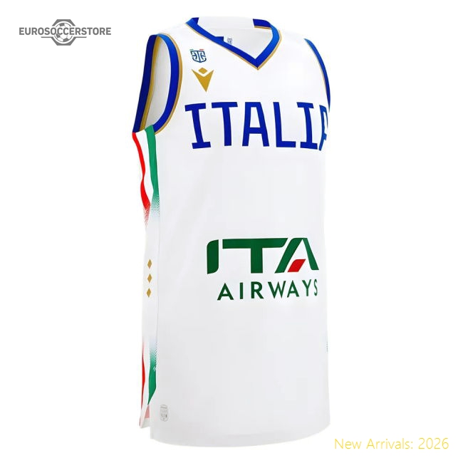 Italy Fip Basketball Home Kit 2025-2026 Match Day Jersey