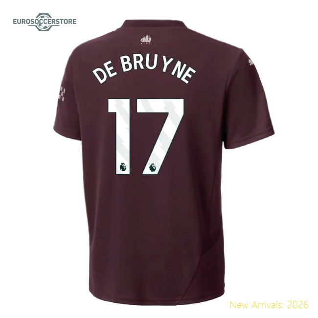 Manchester City 2024-25 Third Fan Version For Adults Bruyne