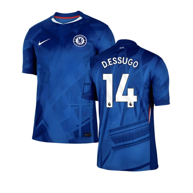 Passionate Chelsea Chelsea Home Shirt D Essugo #14 Authentic Desig...