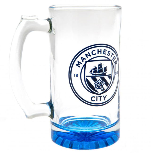 Men's Manchester City FC Stein Glass Tankard