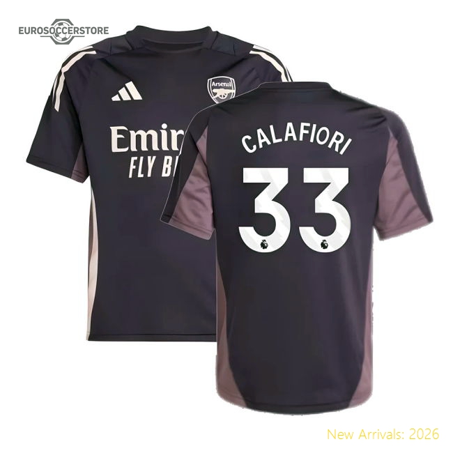 Gentle Kids Arsenal Calafiori Jersey 2024-2025 Flexible