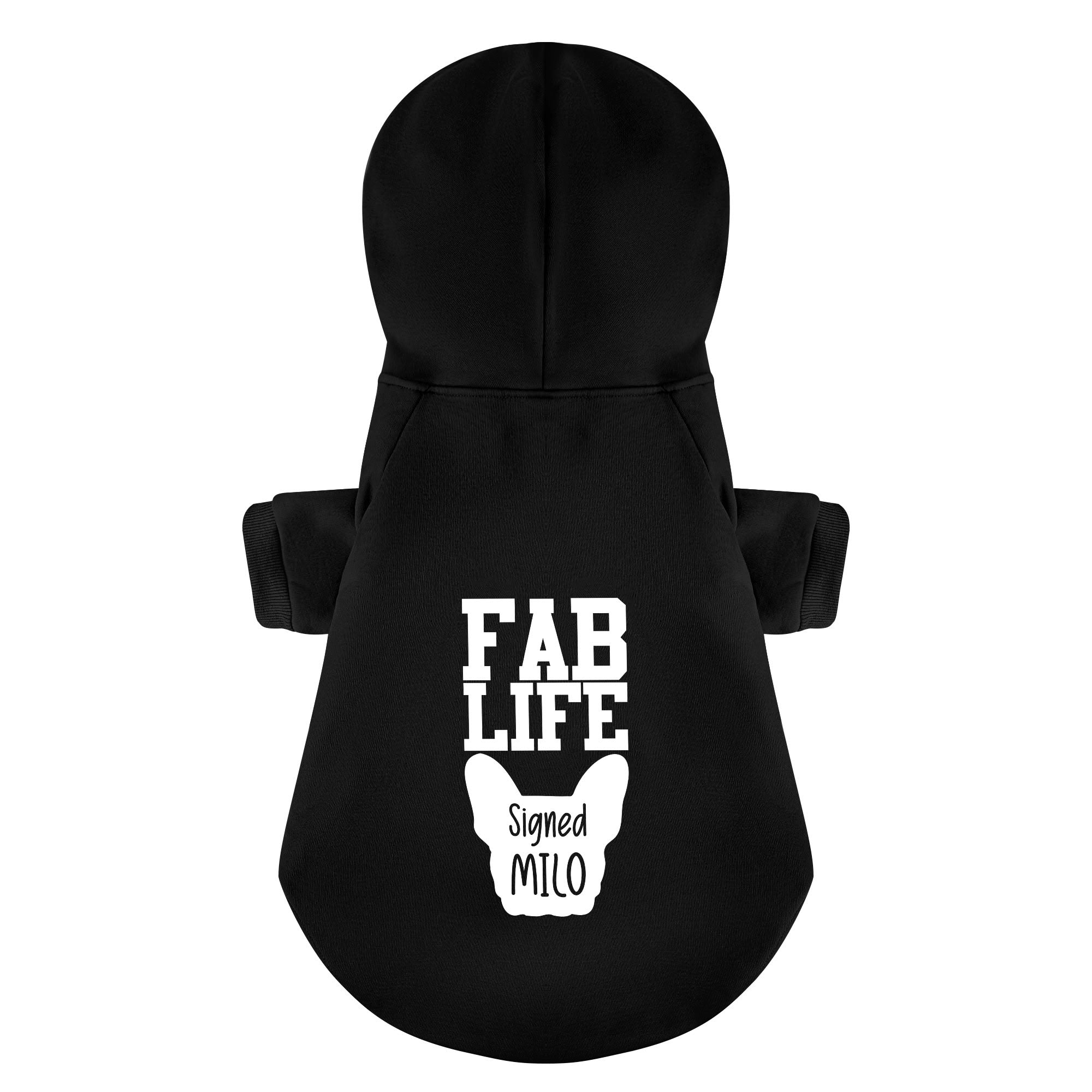 Stylish Personalized French Bulldog Hoodies With Funny Quotes And Cus...