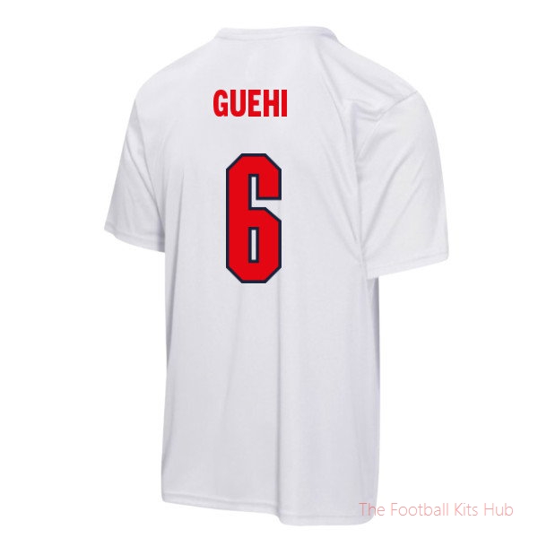 England T-Shirt Country Football Kit 2026 Guehi #6 Soccer Jersey